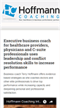 Mobile Screenshot of hoffmanncoaching.com